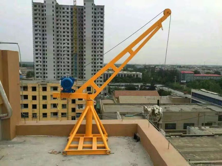 樓房吊運(yùn)機(jī)安裝案例