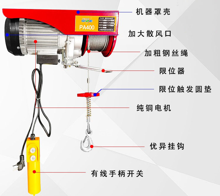 小型電動(dòng)葫蘆起重機(jī)